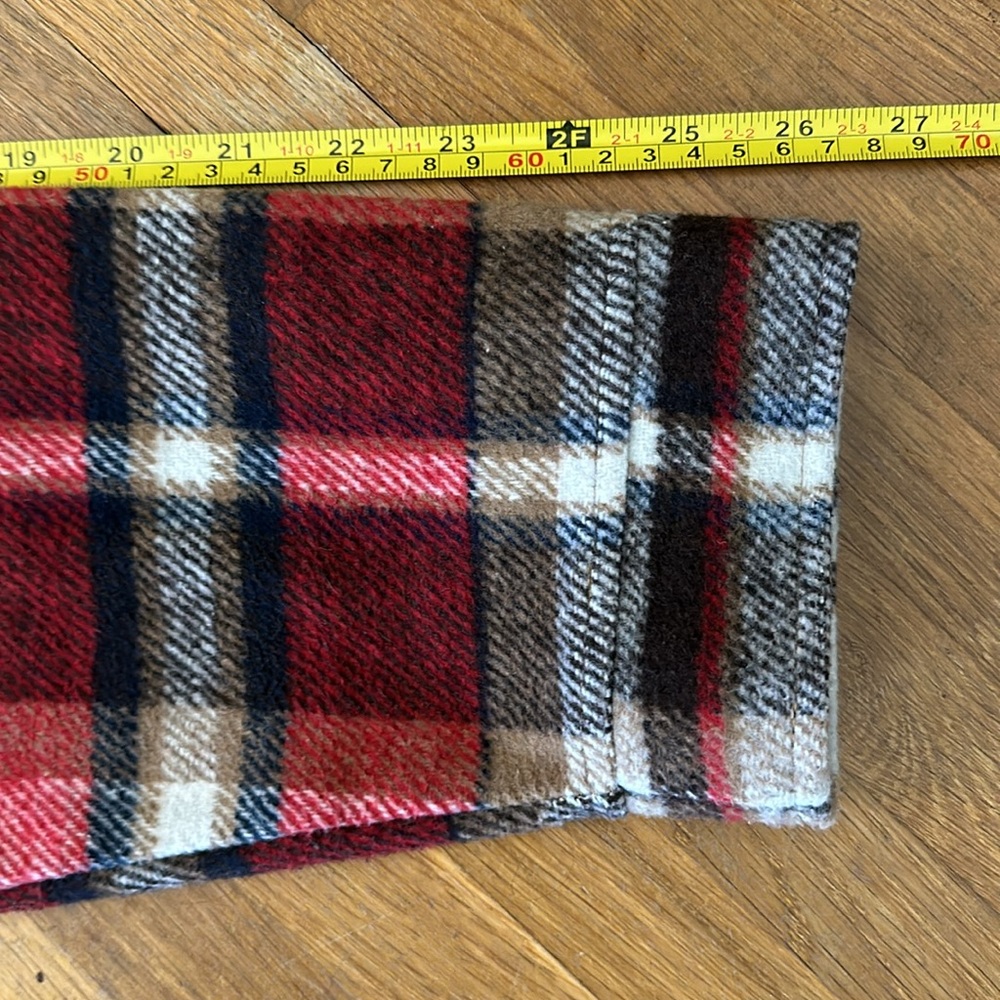 *last chance* Amazon Yeokou | Women’s red & white plaid shacket w/ buttons - Picture 11 of 16